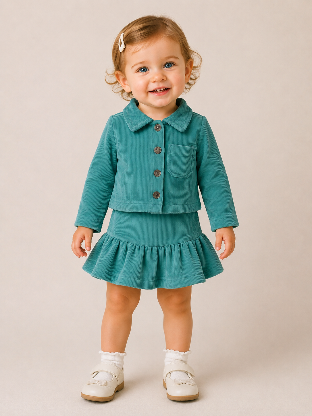 GONNA PANTALONE CINIGLIA STRETCH BABY F.