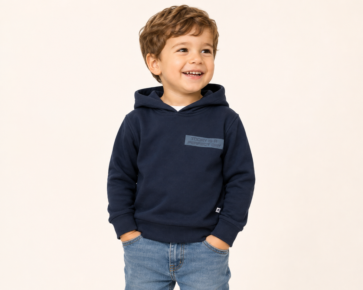 MAGLIA C/CAPP. M/L.FELPA DIAGONALE INV.RAGAZZO