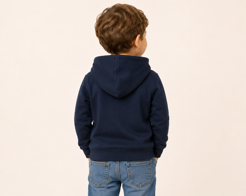 MAGLIA C/CAPP. M/L.FELPA DIAGONALE INV.RAGAZZO