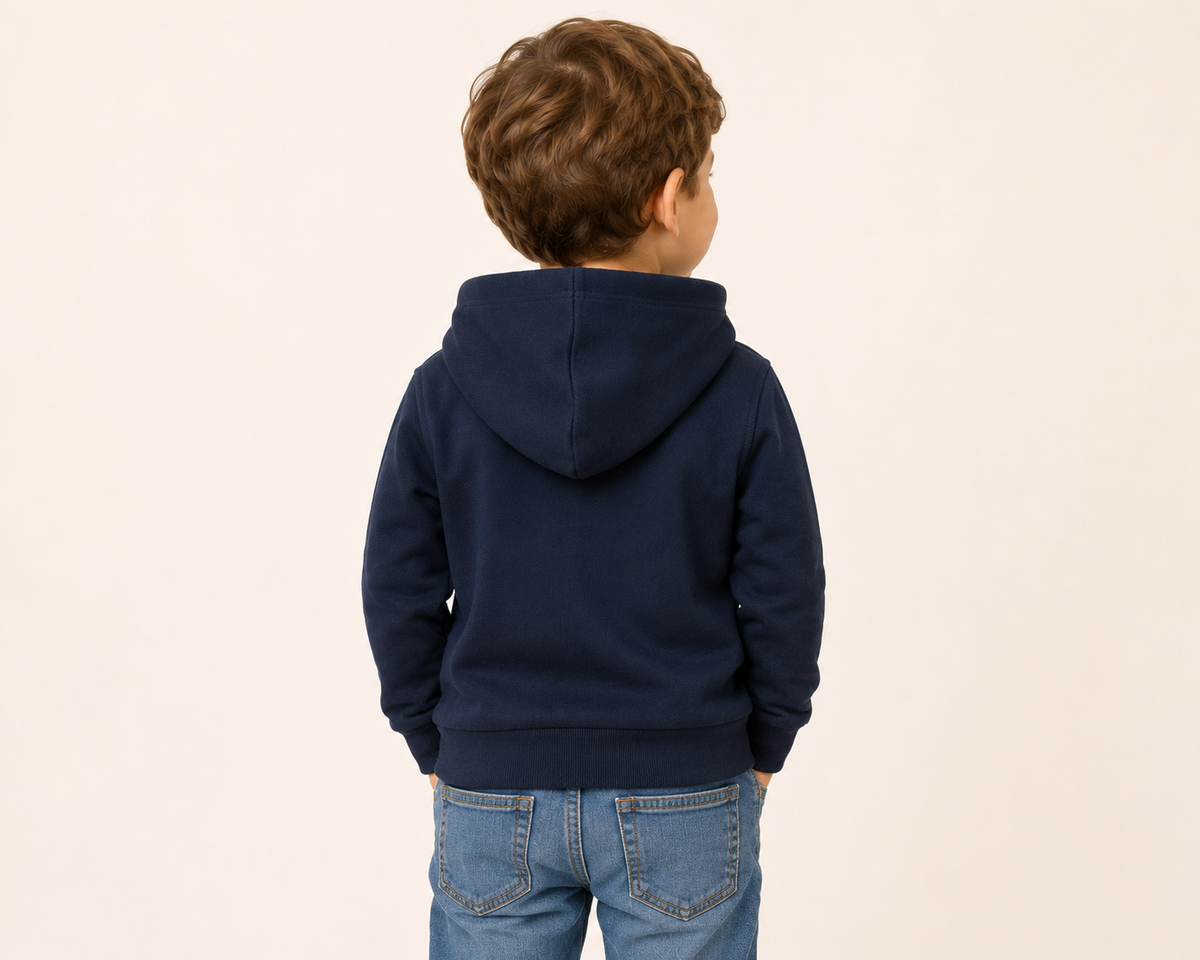 MAGLIA C/CAPP. M/L.FELPA DIAGONALE INV.RAGAZZO