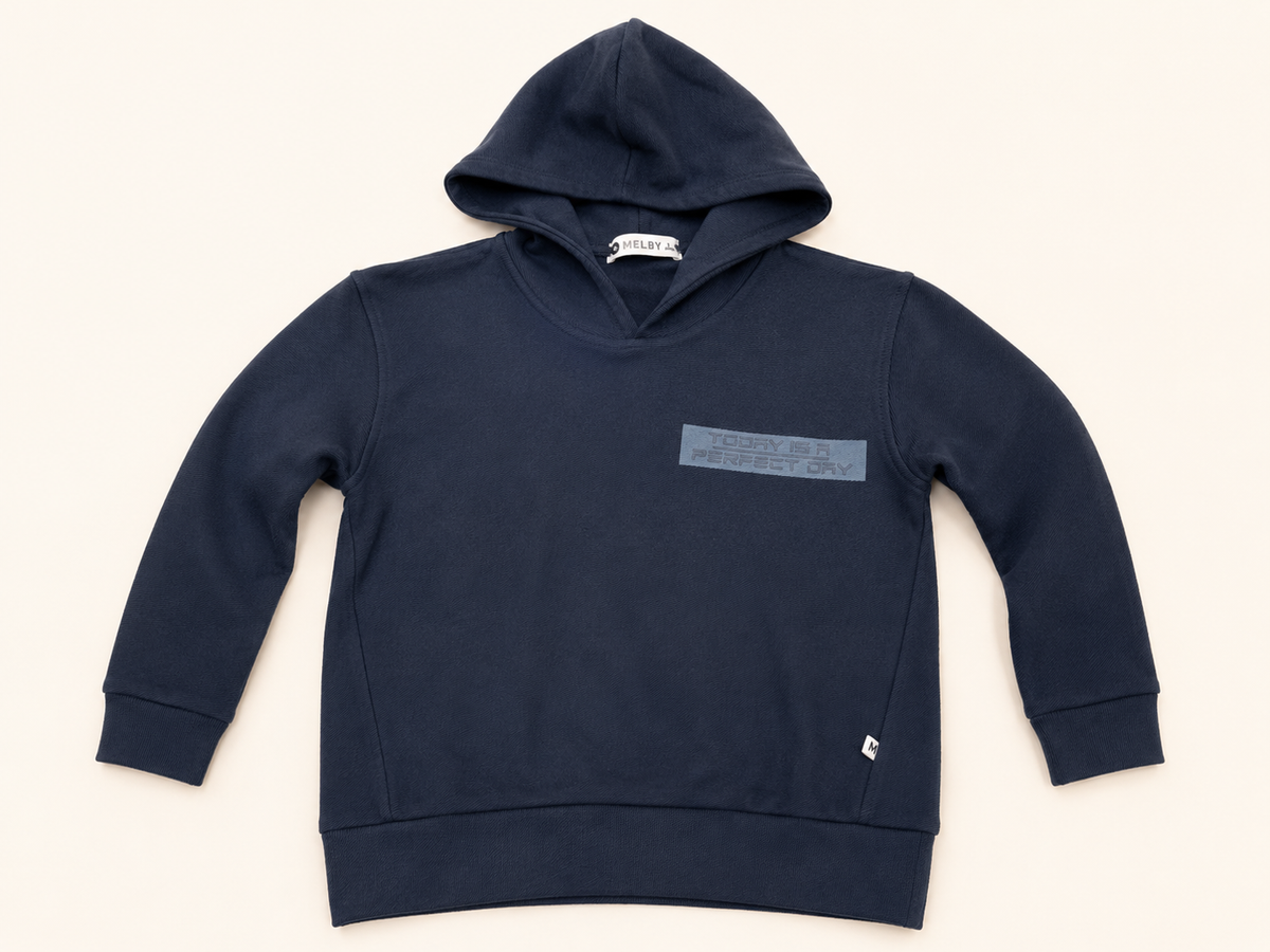 MAGLIA C/CAPP. M/L.FELPA DIAGONALE INV.RAGAZZO