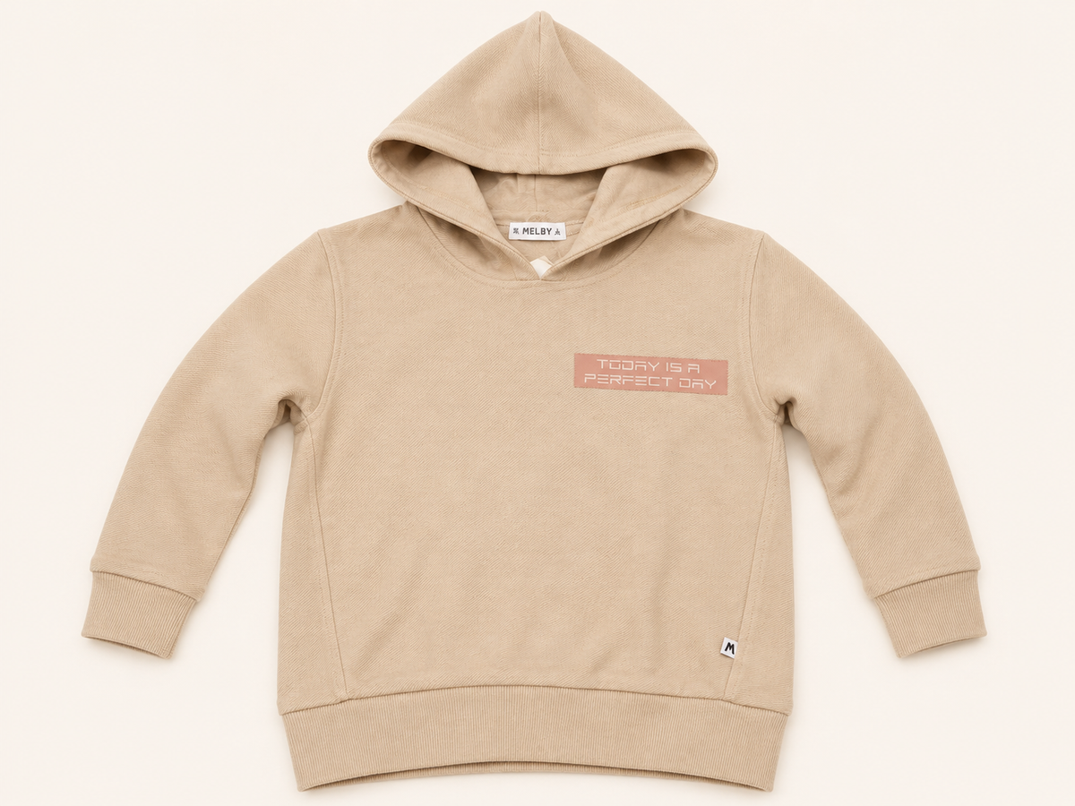MAGLIA C/CAPP. M/L.FELPA DIAGONALE INV.RAGAZZO