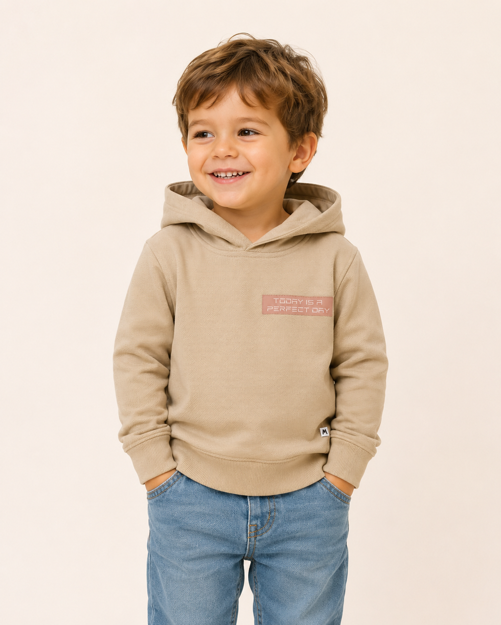 MAGLIA C/CAPP. M/L.FELPA DIAGONALE INV.RAGAZZO