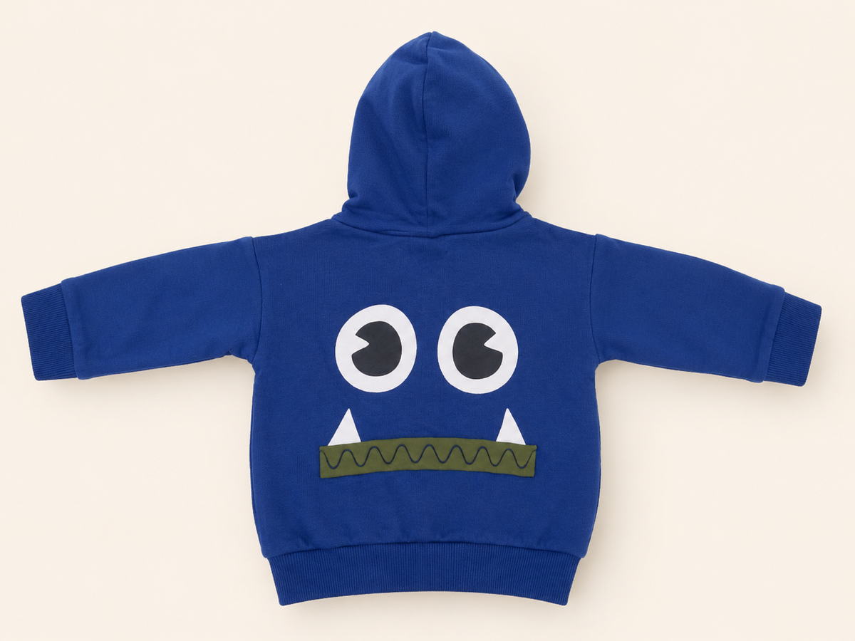 MAGLIA C/CAPP.FELPA BABY M.