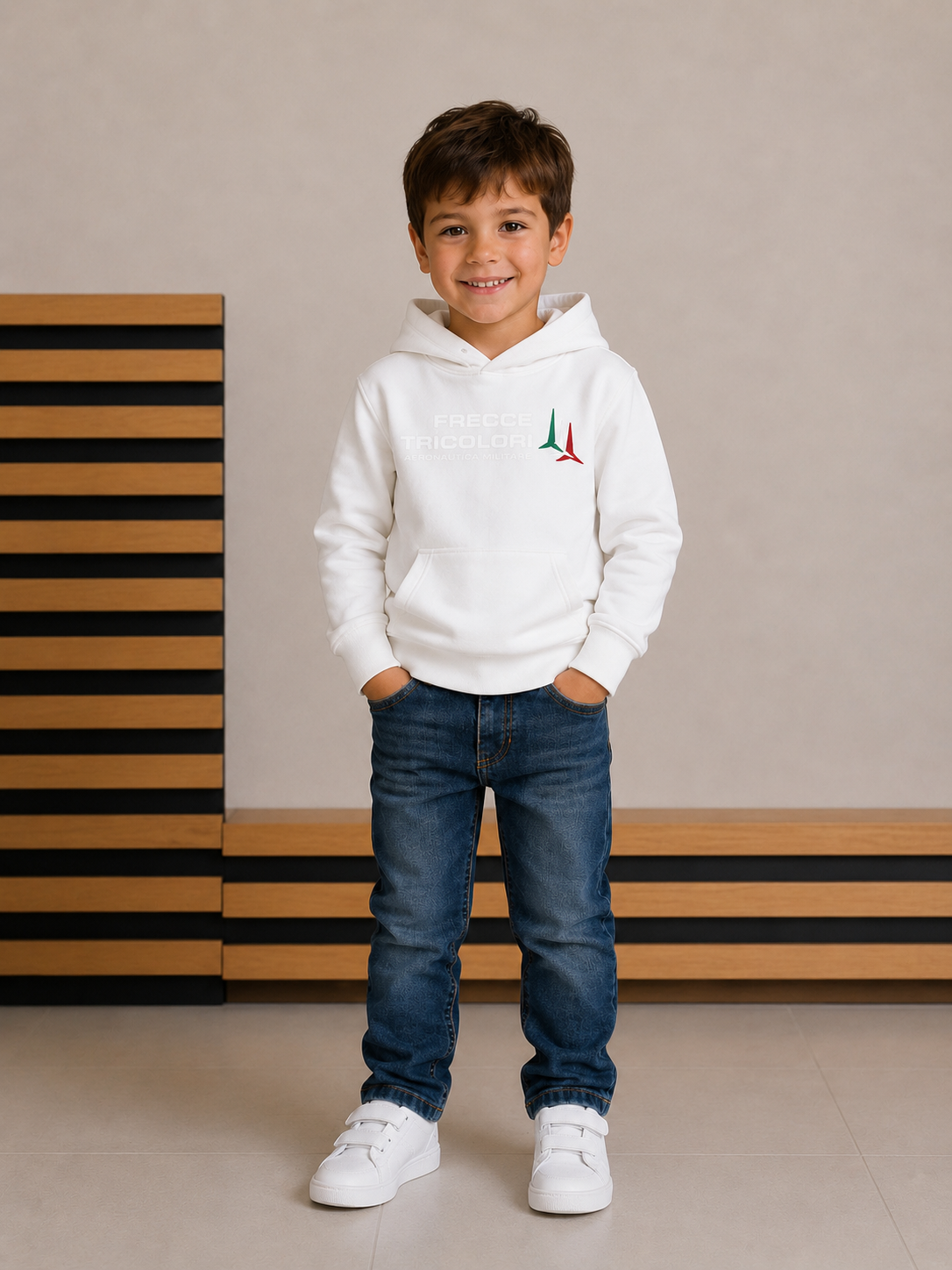 Felpa con cappuccio aeronautica militare