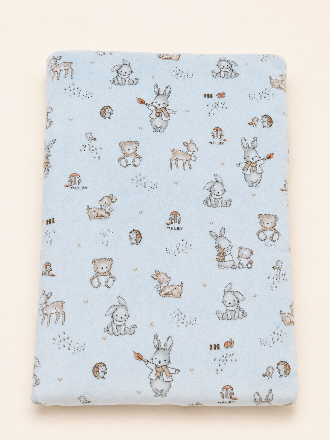 COPERTA CINIGLIA SOFT E PELLICCIA NEONATO