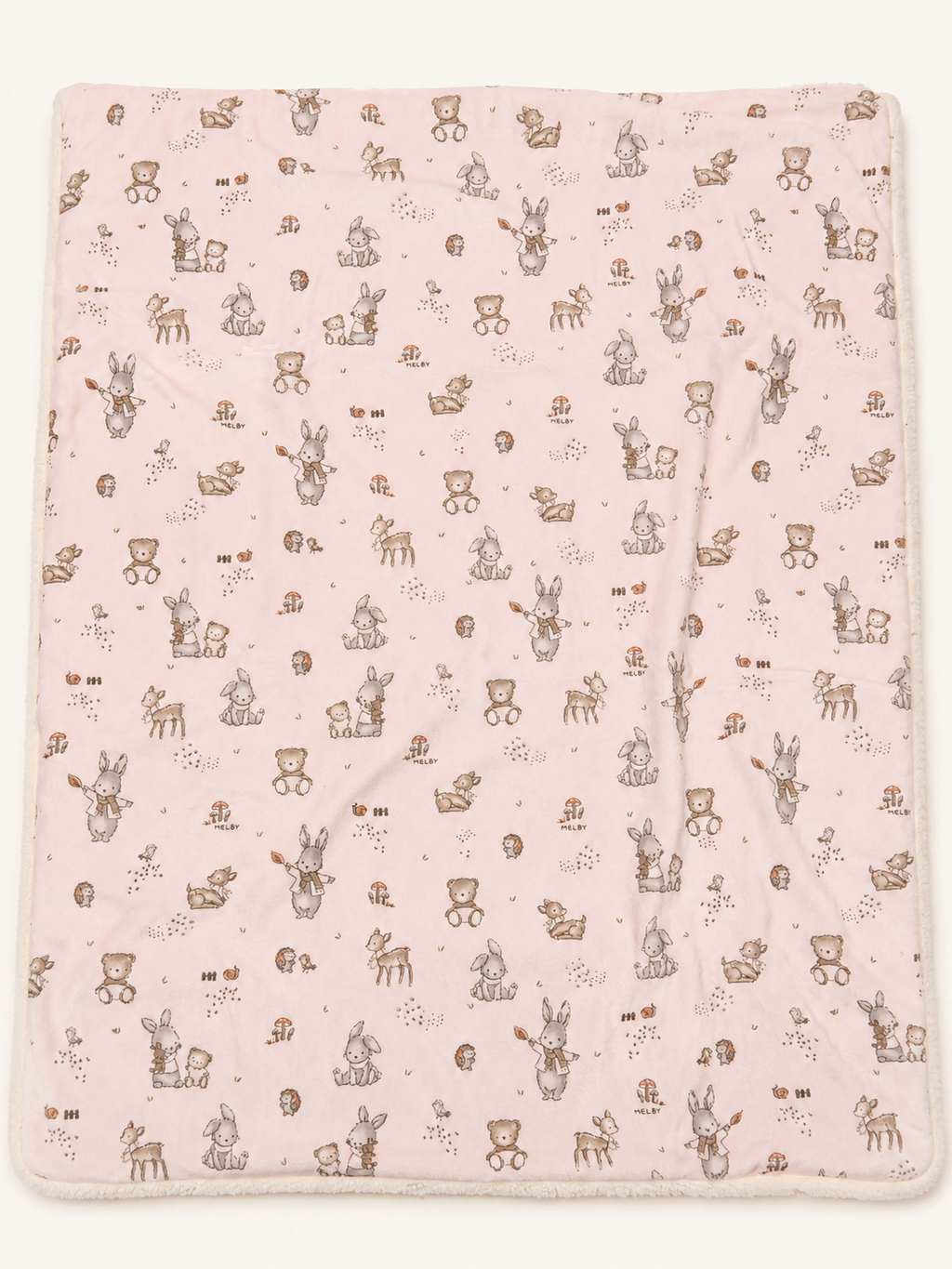 COPERTA CINIGLIA SOFT E PELLICCIA NEONATA