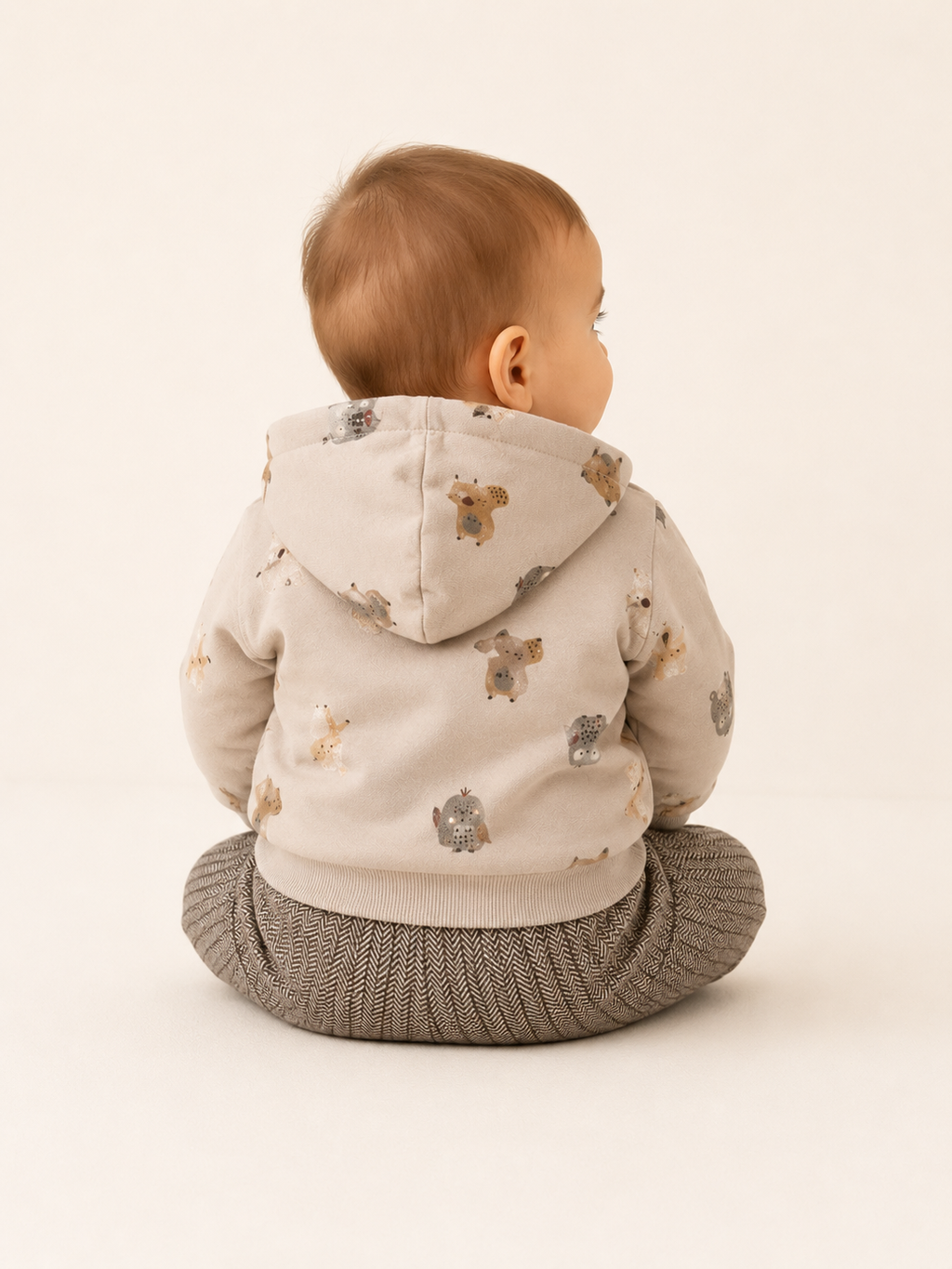 COMPLETO 3PZ FELPA STRETCH INV.E INTERLOCK NEONATO