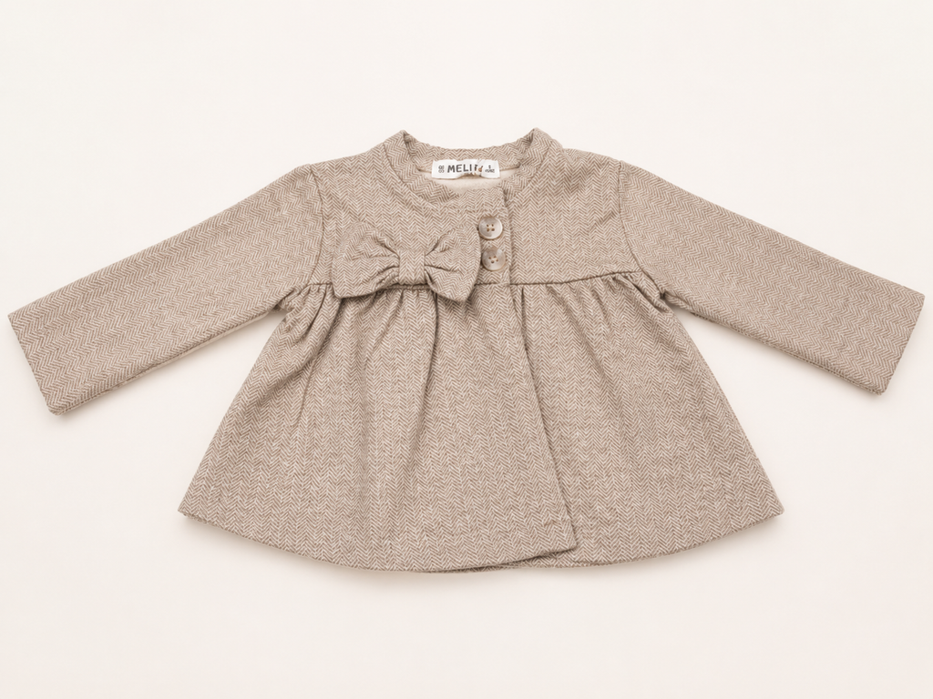 MAGLIA APERTA M/L.FELPA STRETCH INVERNALE BABY F.