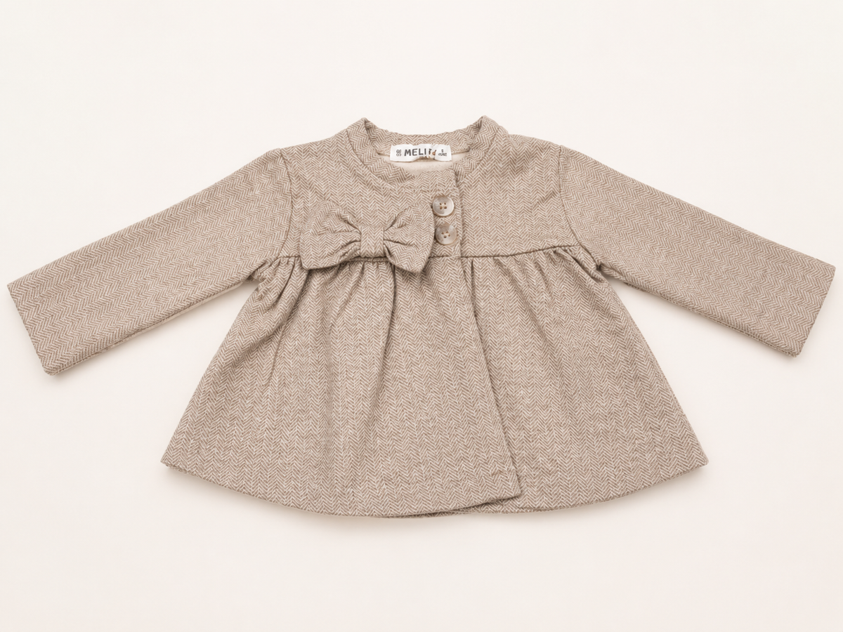 MAGLIA APERTA M/L.FELPA STRETCH INVERNALE BABY F.