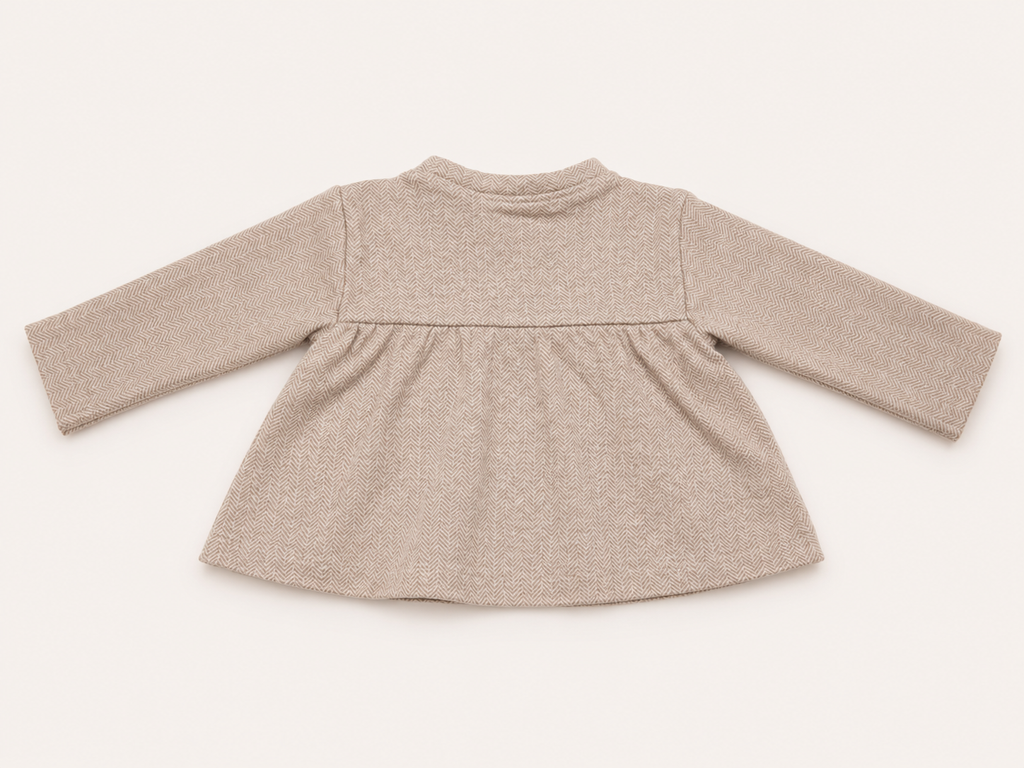 MAGLIA APERTA M/L.FELPA STRETCH INVERNALE BABY F.