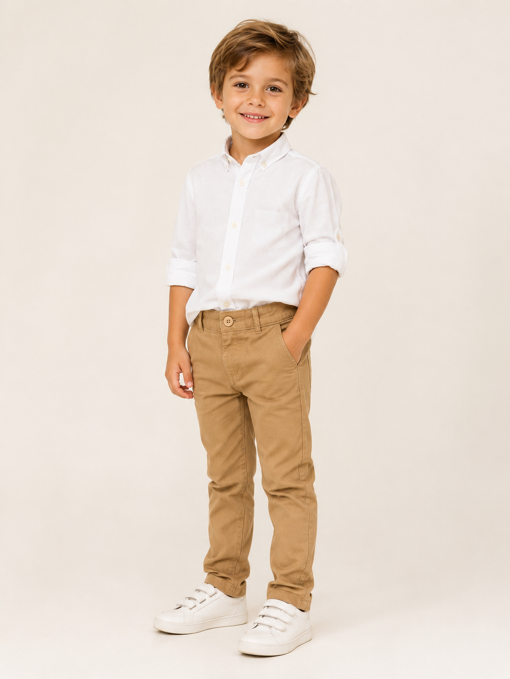 PANTALONE GABARDINA STRETCH BAMBINO