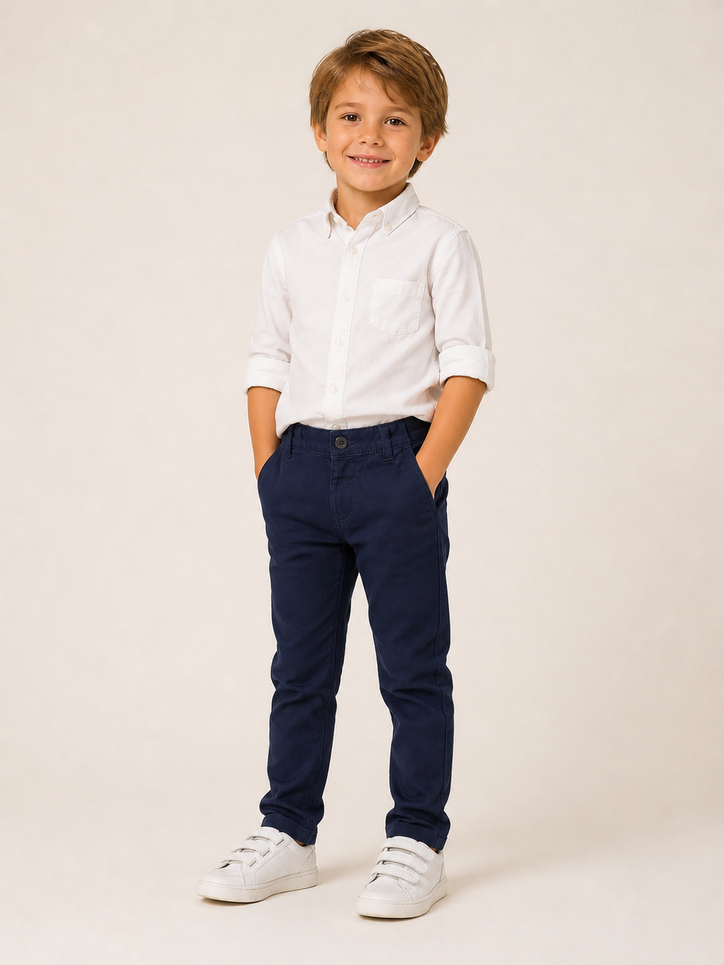 PANTALONE GABARDINA STRETCH BAMBINO