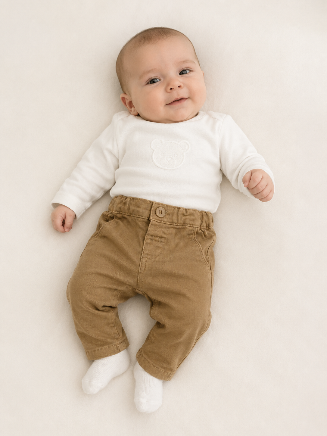 PANTALONI GABARDINA STRETCH NEONATO