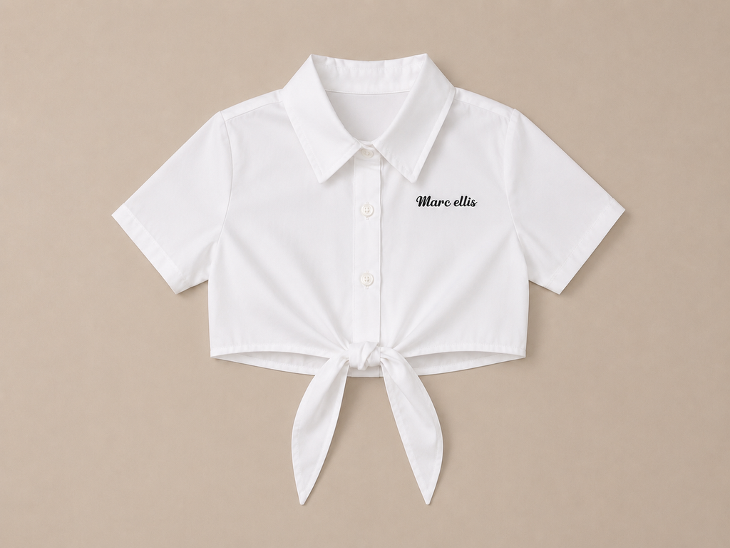 Camicia crop con nodo Marc Ellis