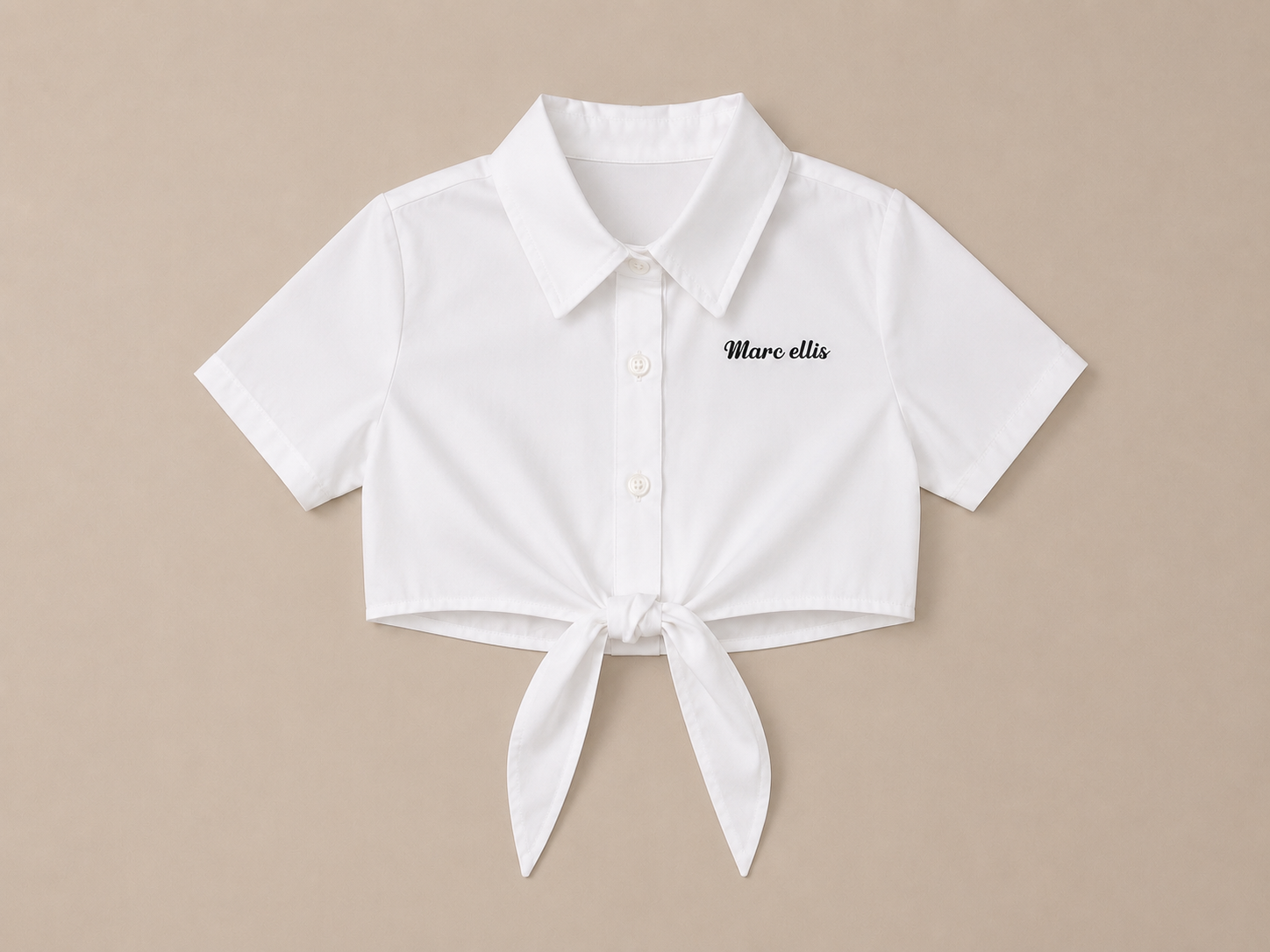 Camicia crop con nodo Marc Ellis