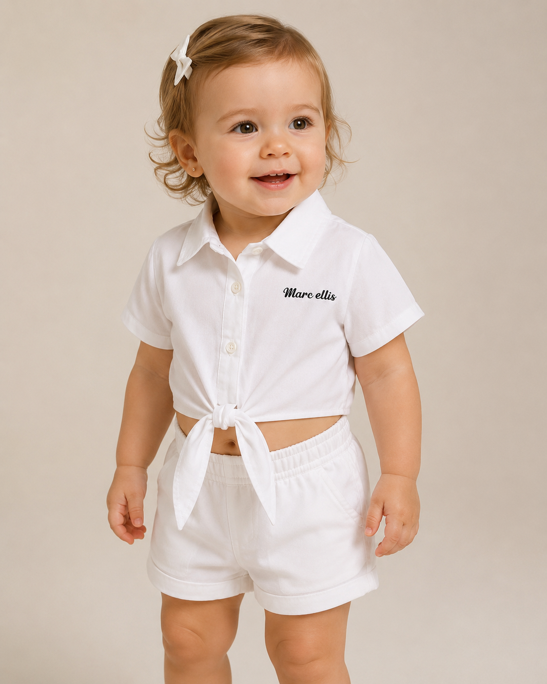Camicia crop con nodo Marc Ellis