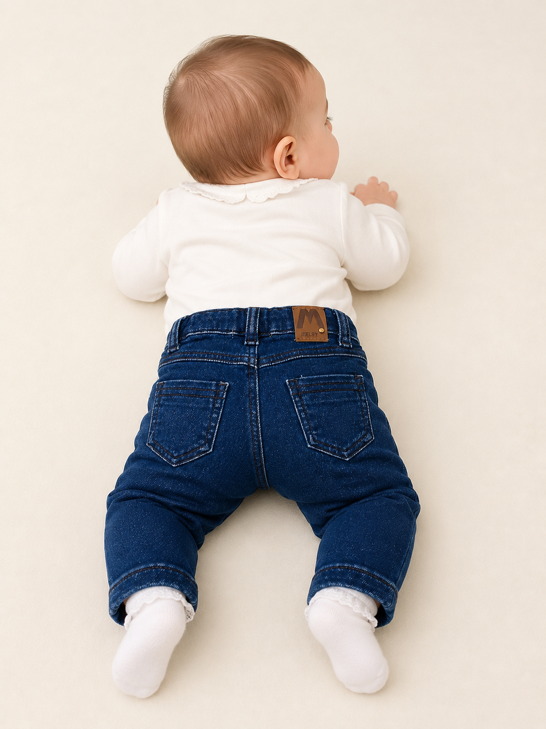 PANTALONE FAKE DENIM BABY F.
