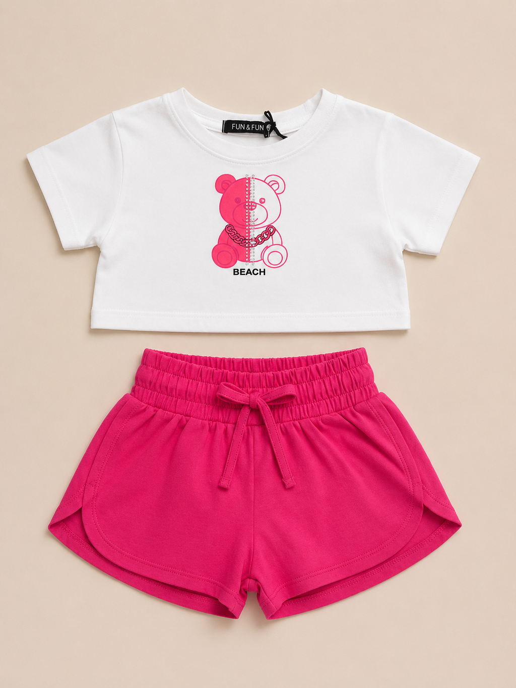 Completo t-shirt e shorts Fun&Fun