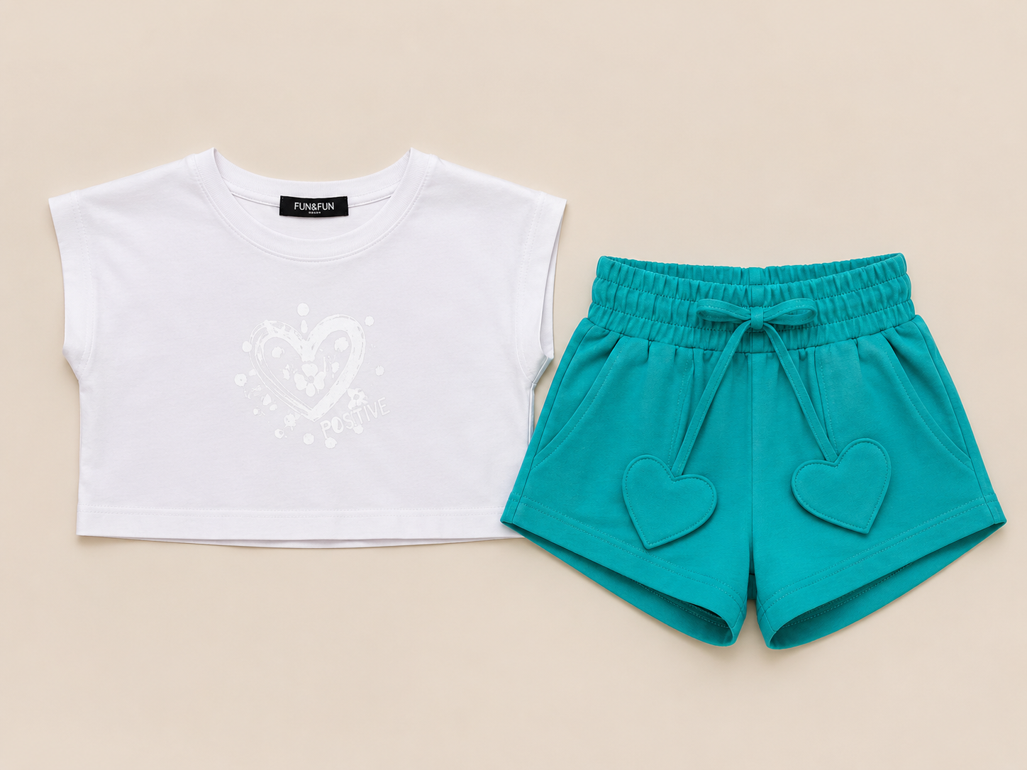 Completo top e shorts Fun&Fun
