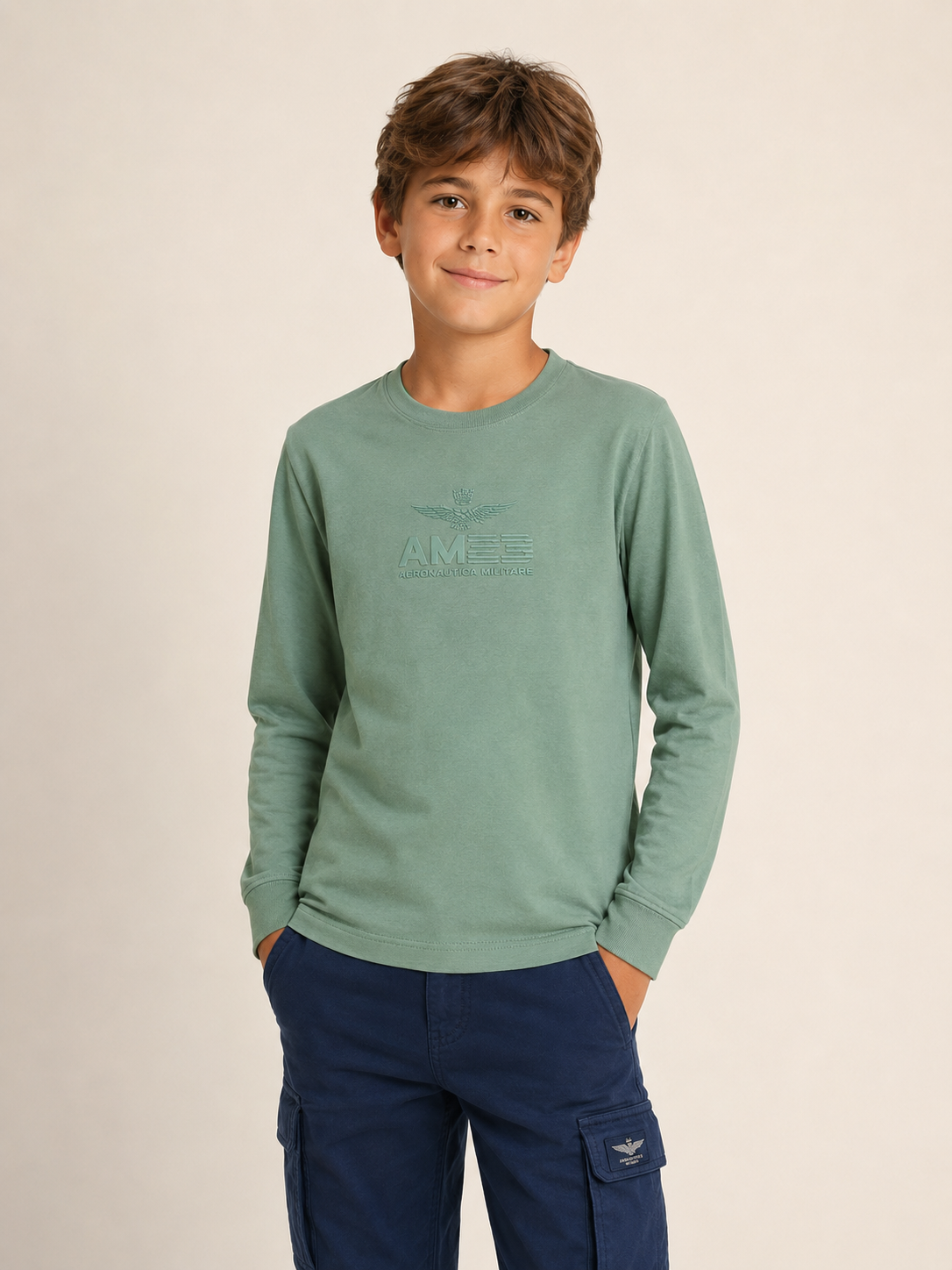 T-shirt manica lunga Aeronautica Militare