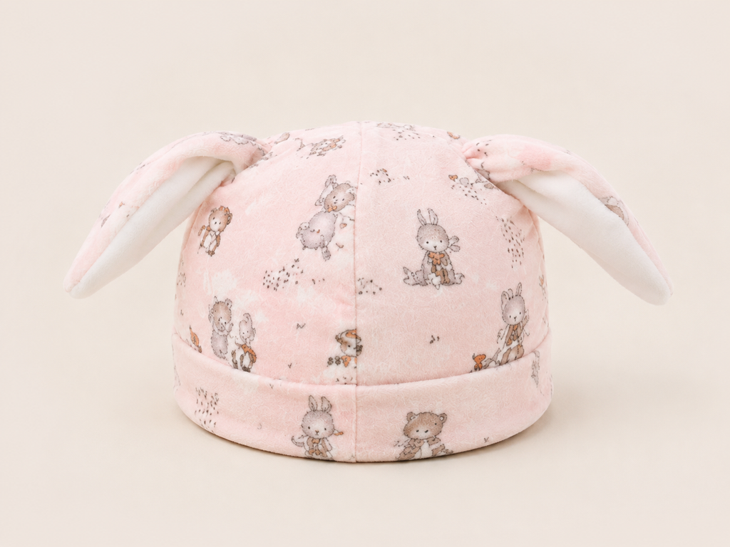 TUTINA C/PIEDE E BERRETTO CINIGLIA SOFT NEONATA