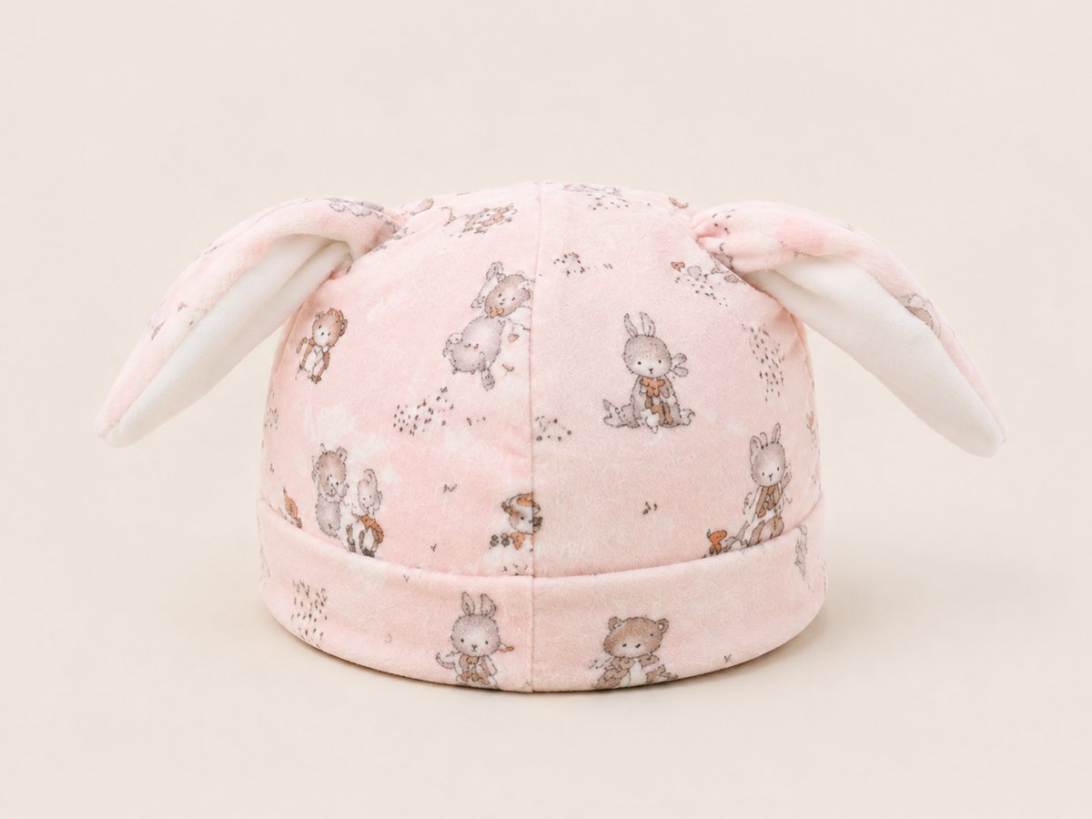 TUTINA C/PIEDE E BERRETTO CINIGLIA SOFT NEONATA