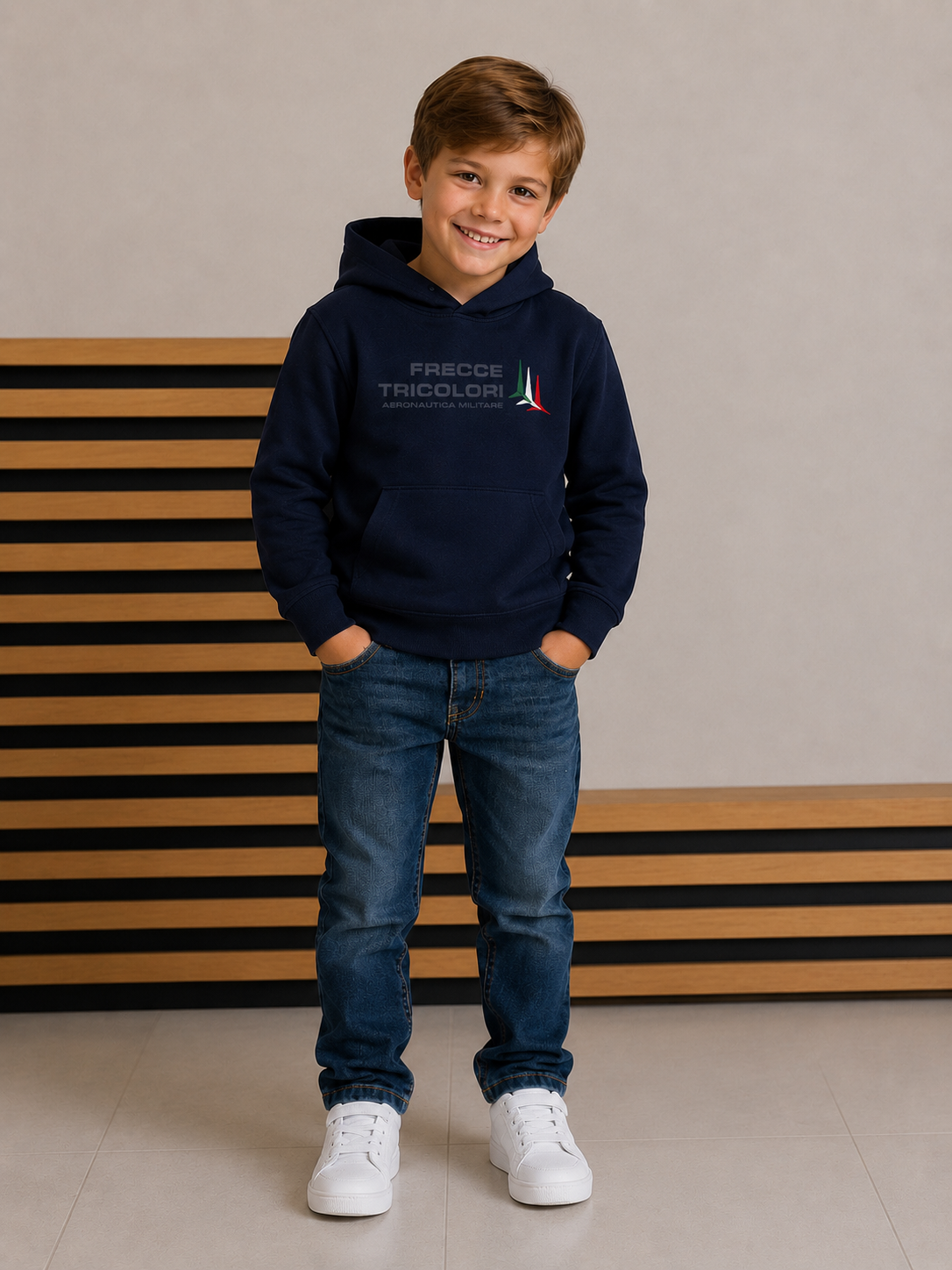 Felpa con cappuccio aeronautica militare