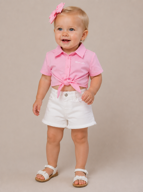 Camicia crop con nodo Marc Ellis